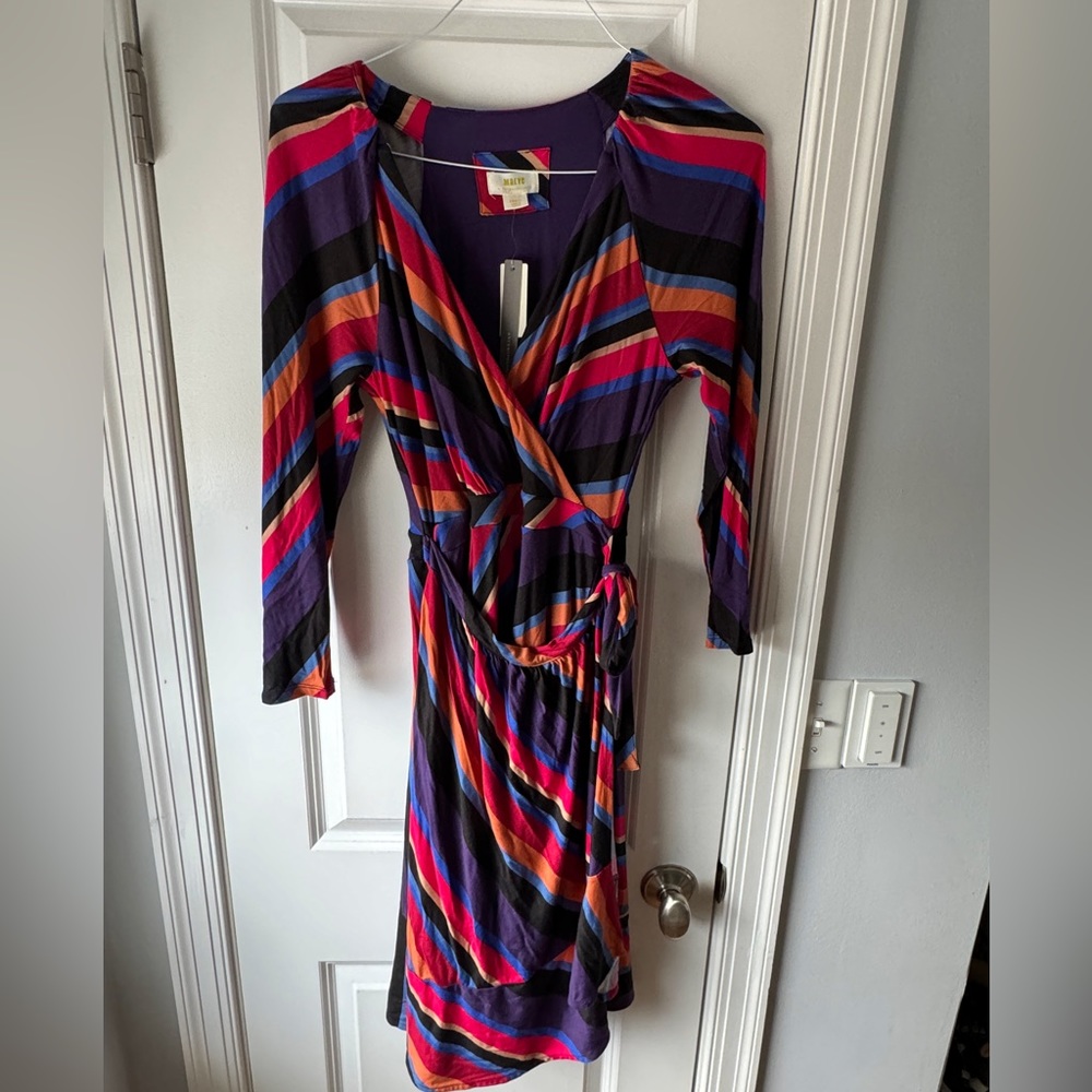 NWT Anthropologie Maeve Faux Wrap Dress